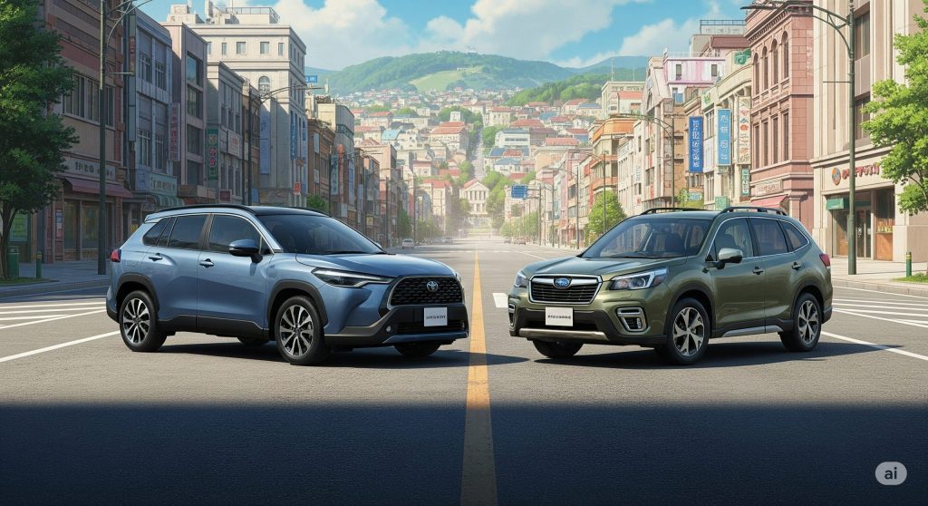 【トヨタ カローラクロス vs スバル フォレスター】徹底比較！