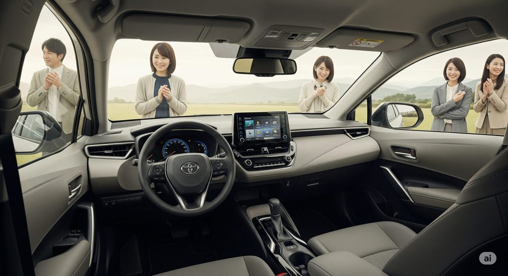 カローラクロス「アッシュ」と内装色の組み合わせ：落ち着いた大人の空間