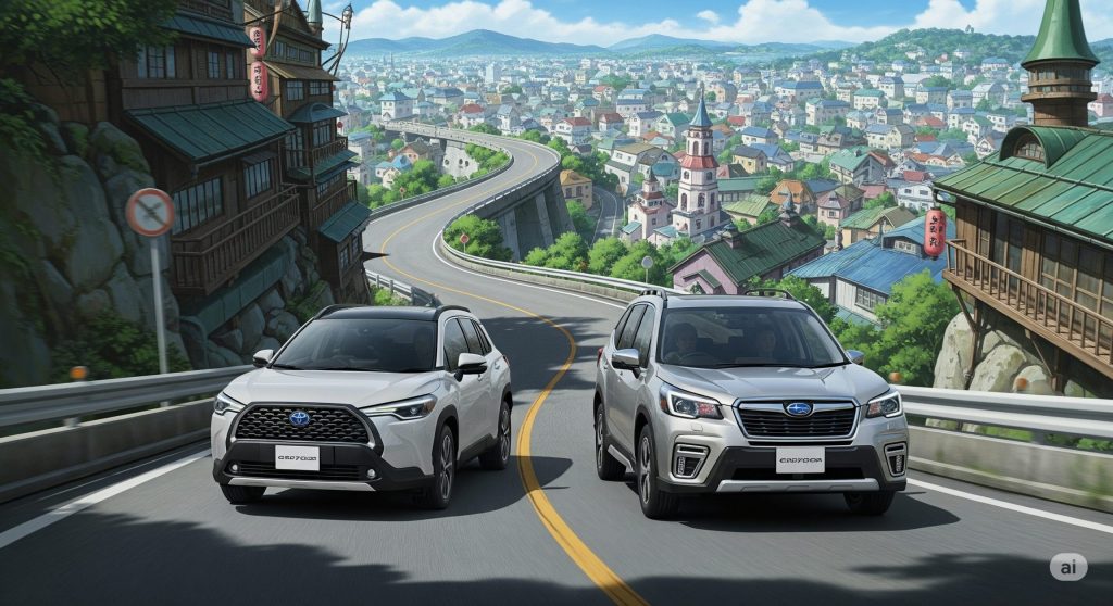 【トヨタ カローラクロス vs スバル フォレスター】徹底比較！