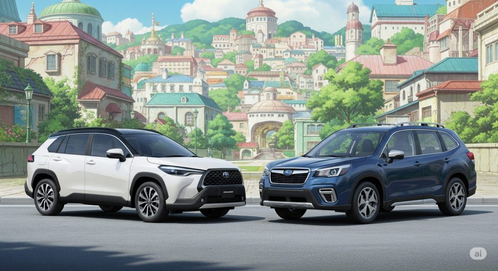 【トヨタ カローラクロス vs スバル フォレスター】徹底比較！