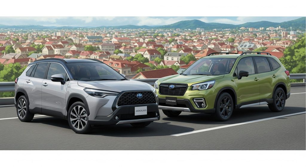 【トヨタ カローラクロス vs スバル フォレスター】徹底比較！