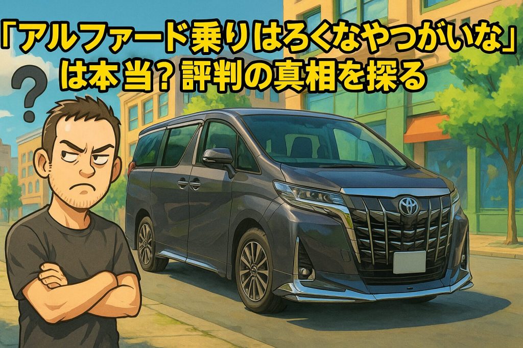 「アルファード乗りはろくなやつがいない」は本当？評判の真相を探る