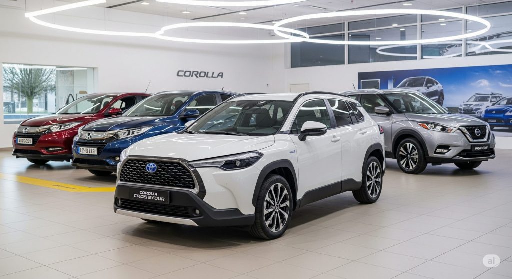 競合比較における弱点：カローラ クロス E-Fourはライバルに対してどうか