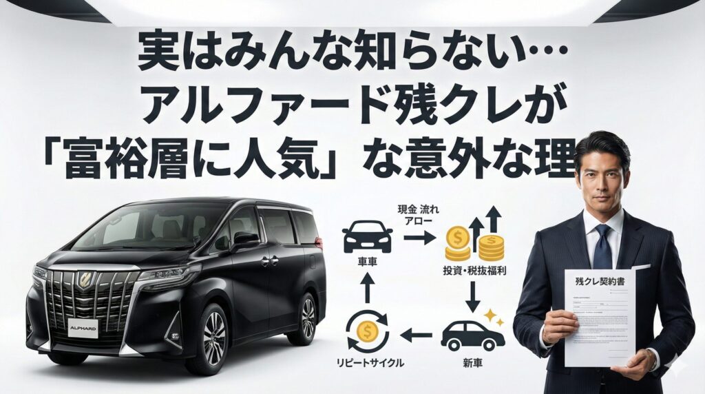 実はみんな知らない…アルファード残クレが「富裕層に人気」な意外な理由