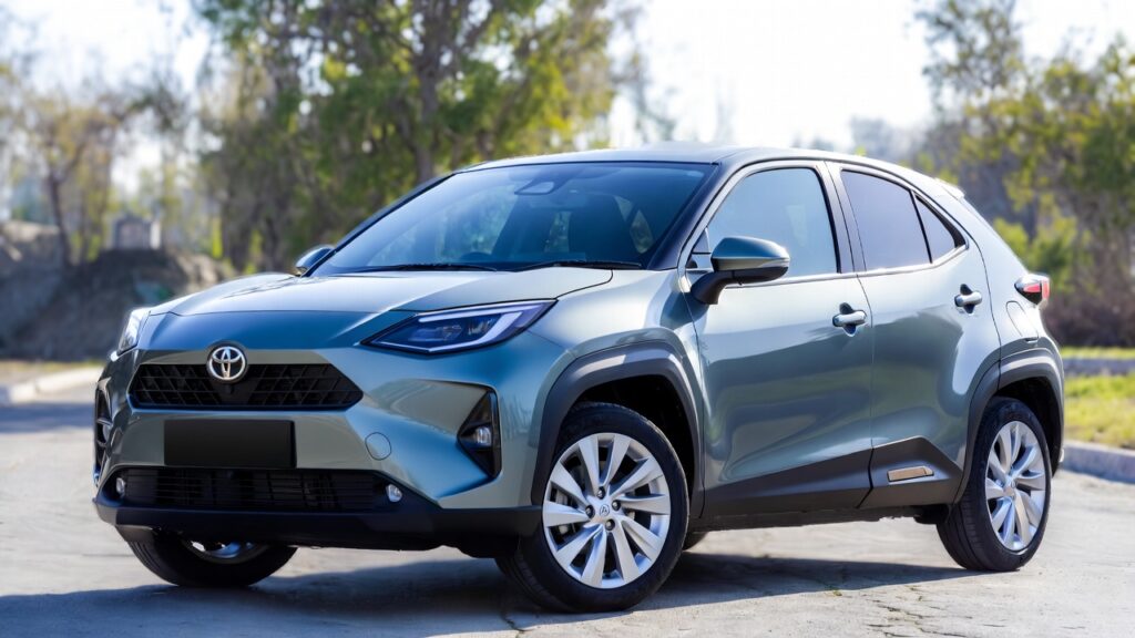 ヤリス クロス グレイッシュ ブルー