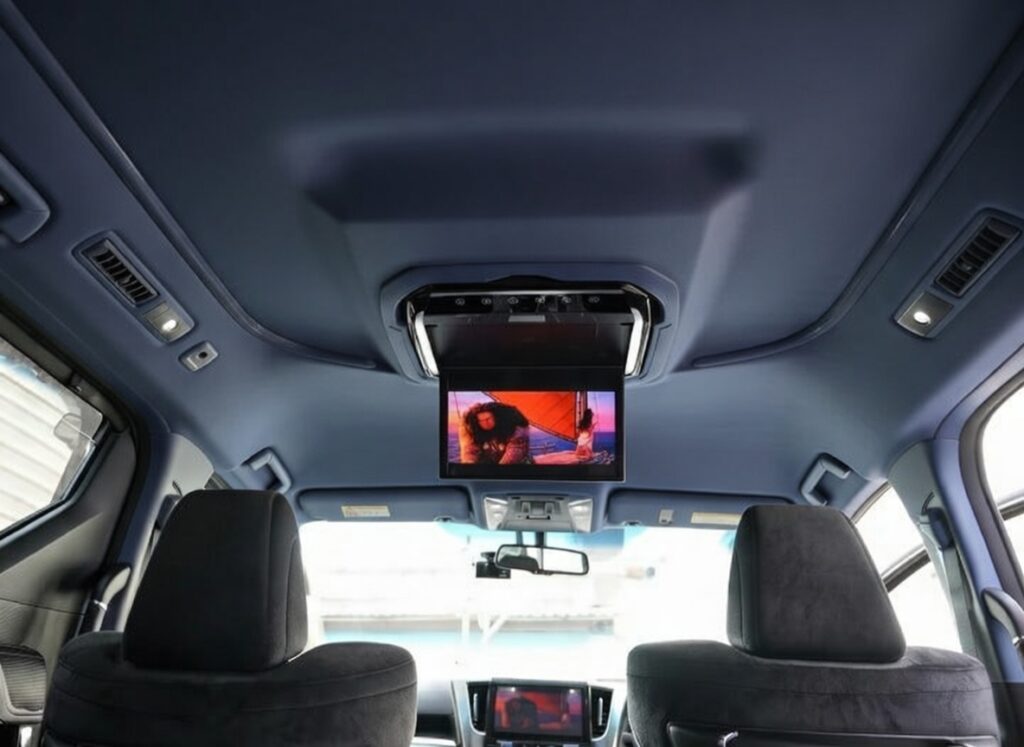 アルファード30後期 リアモニター