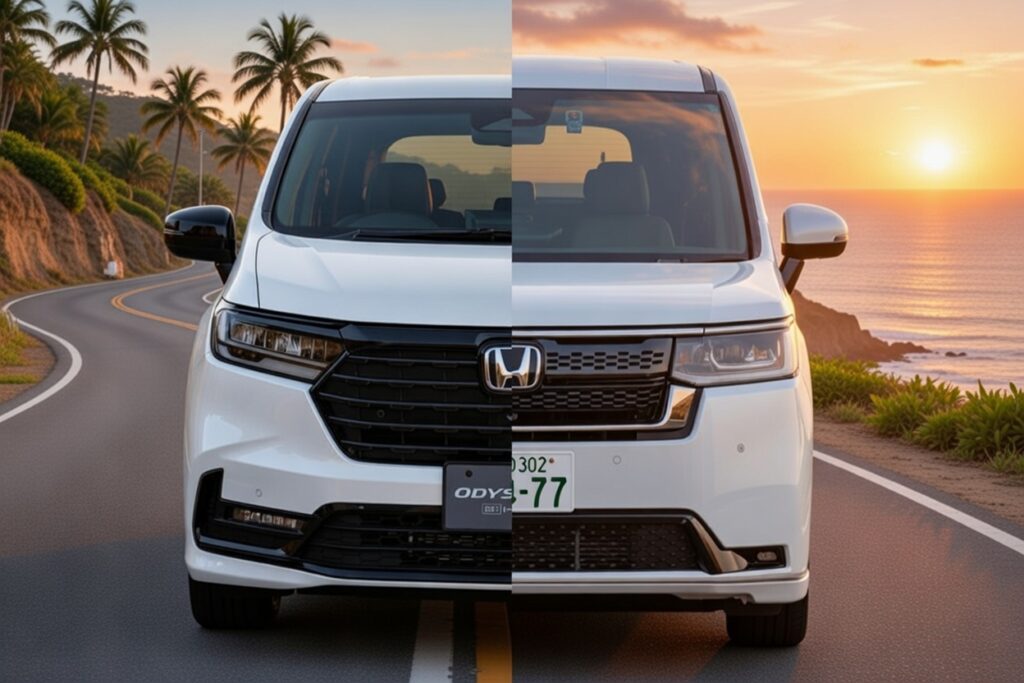 ステップワゴン オデッセイ 比較