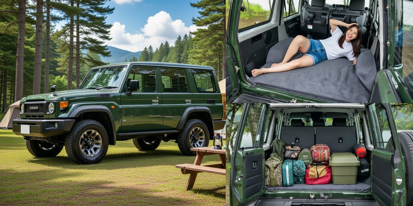 ランドクルーザー 70 車 中泊