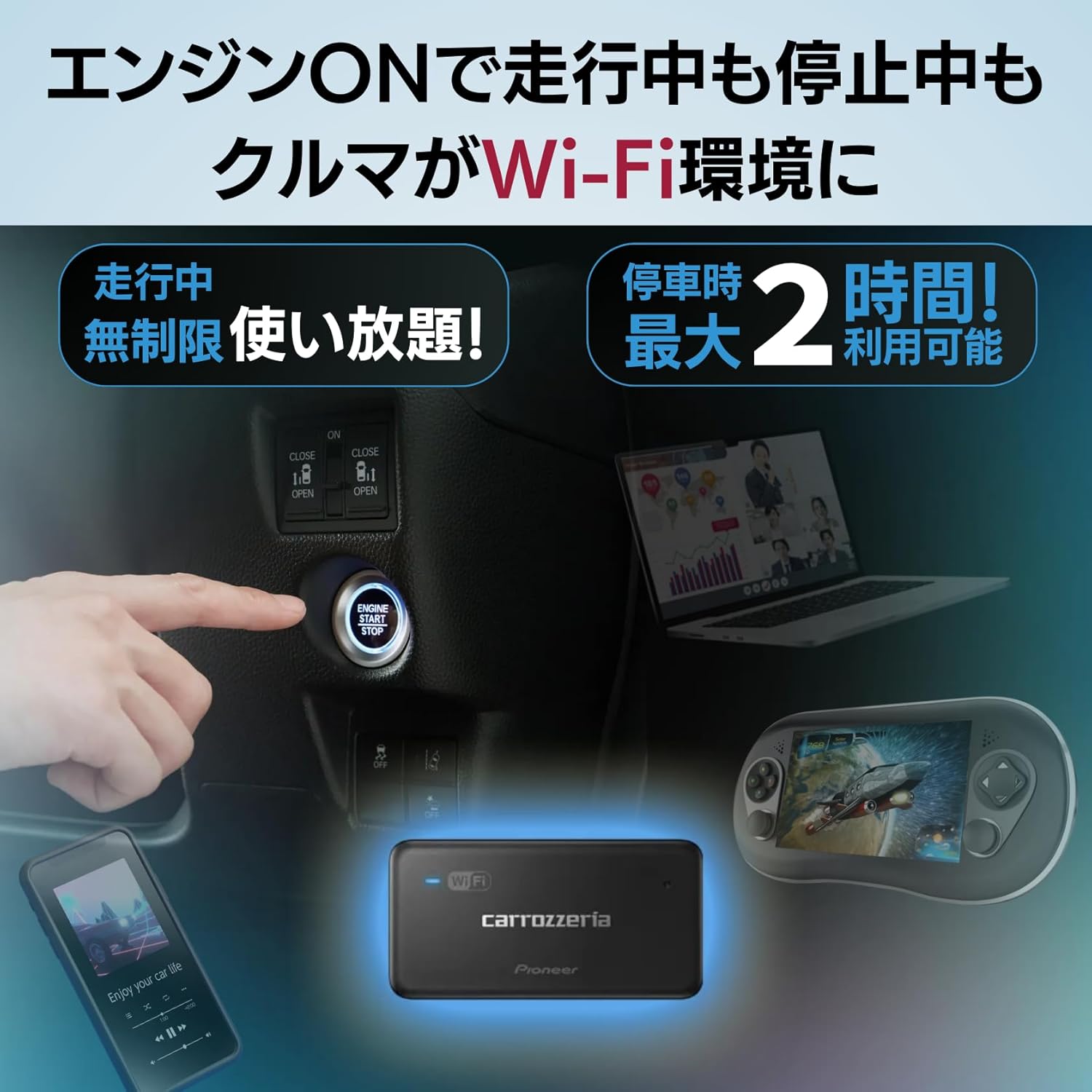 アマゾン新生活先行セール　【Amazon.co.jp 限定】 Pioneer 車載用 Wi-Fi ルーター DCT-WR200D-E 無制限 定額料金 バッテリーレス 「docomo in Car Connect」 カロッツェリア Pioneerのストアを表示 4.0 5つ星のうち4.0   (3,396) | このページを検索 過去1か月で500点以上購入されました 新生活先行セール 21パーセントの割引で￥17,980-21% ￥17,980 税込 