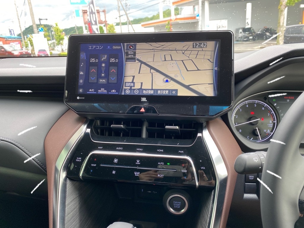 新型 ハリアー youtube 見る 方法　新型ハリアー ミラーリング iPhone　新型 ハリアー オットキャスト　新型 ハリアー HDMI