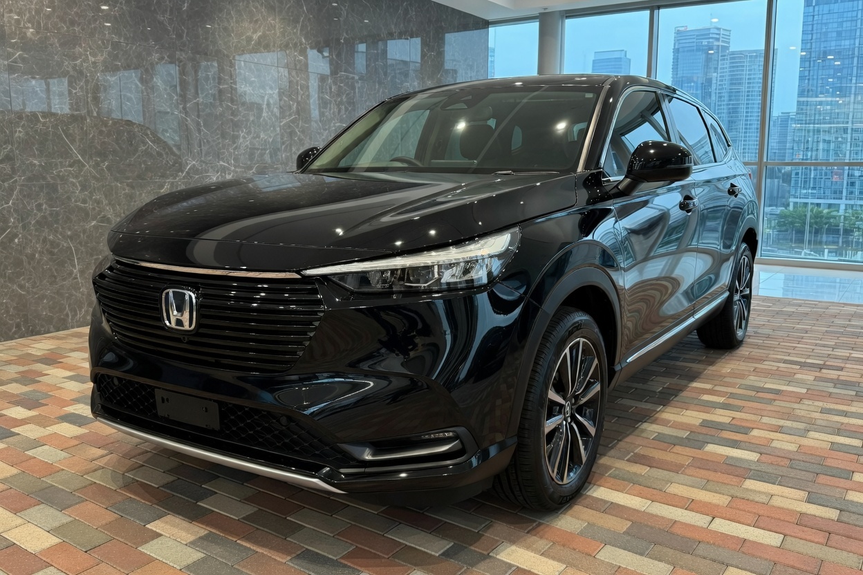 新型 ヴェゼル 黒 洗車機 GCハイドロ