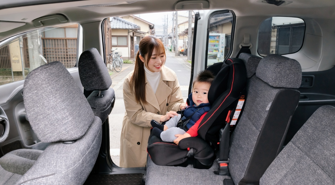 シエンタ チャイルドシート 3台 同時